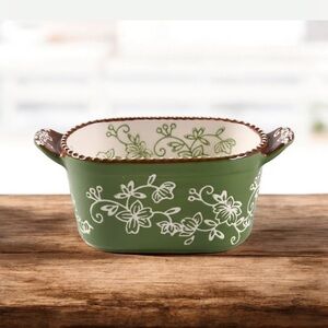TEMPTATIONS ⭐️ Floral Lace oval ramekin 10 oz